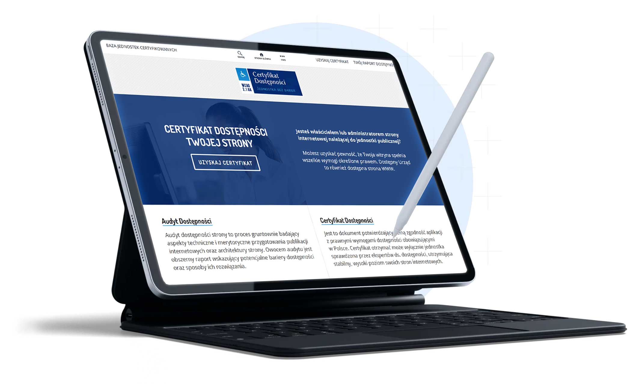 certyfikat dostępności wcag jednostka bez barier i audyt